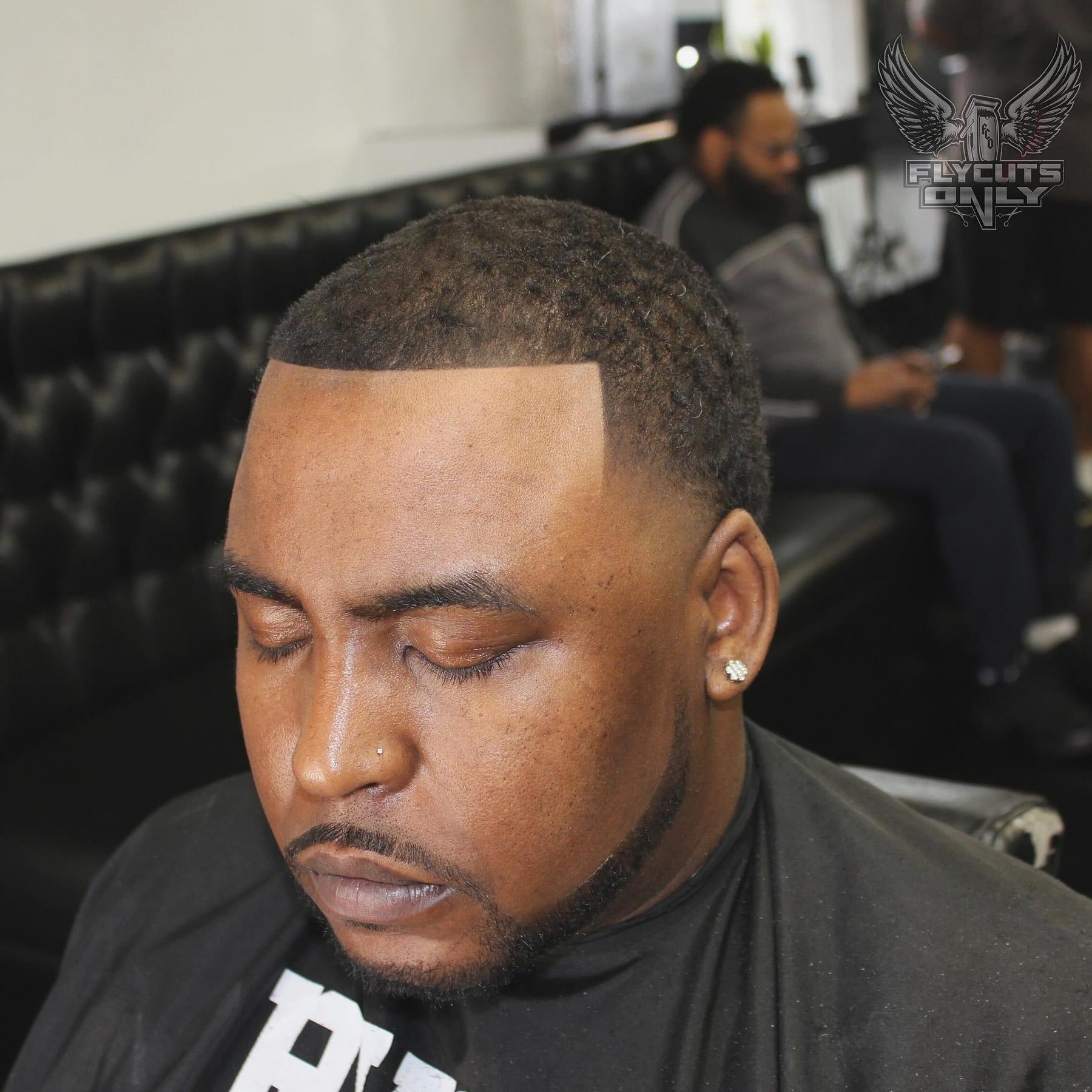 Textured taper blended into a beard